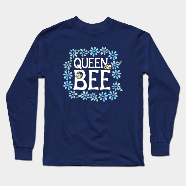 Queen Bee Long Sleeve T-Shirt by bubbsnugg